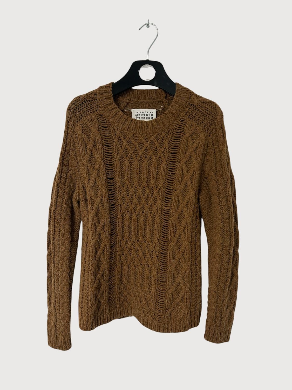 Maison Margiela FW16 Runway Cable Knit Sweater