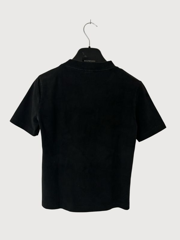 Balenciaga SS23 Mud Show Eiffel Tower Polaroid Slim T-Shirt