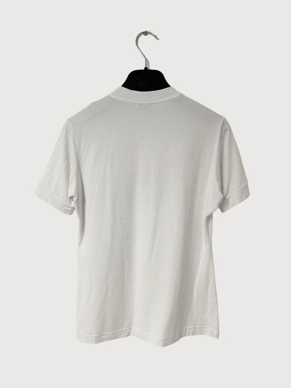 Balenciaga FW19 Paris Laurel Logo Slim T-Shirt