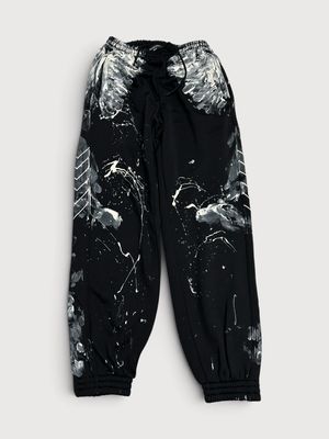 Balenciaga FW21 Afterworld Painted Track Pants