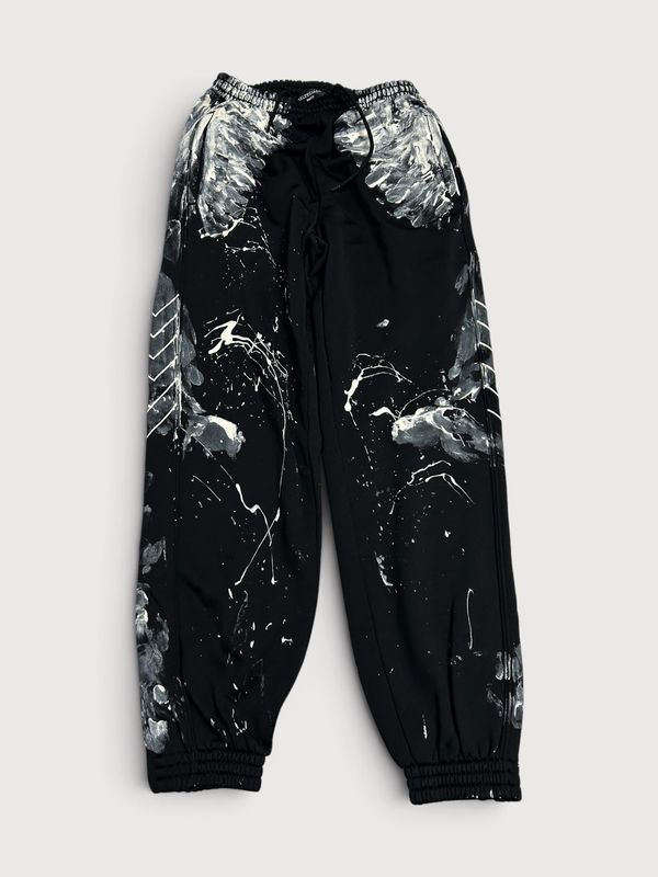Balenciaga FW21 Afterworld Painted Track Pants