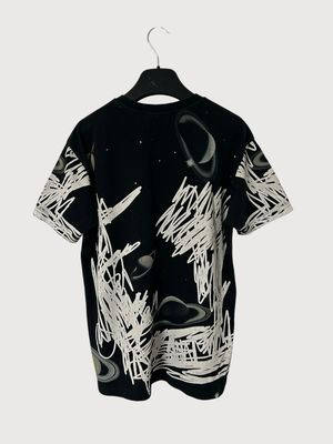 Vivienne Westwood  FW22 Saturn and Scribbles Oversized T-Shirt