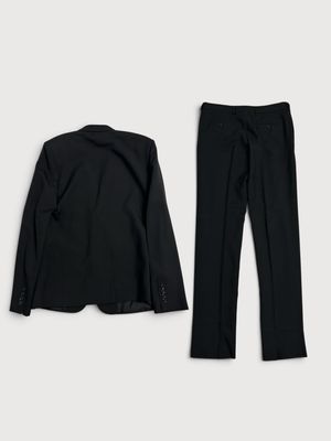 Saint Laurent Paris SS18 Black Wool Suit