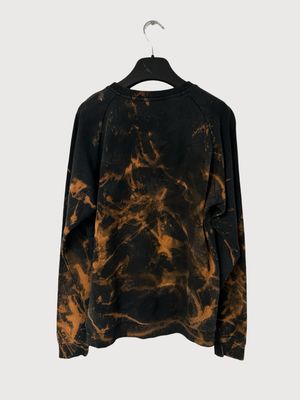 Balmain 2014 Bleached Logo Raglan Crewneck