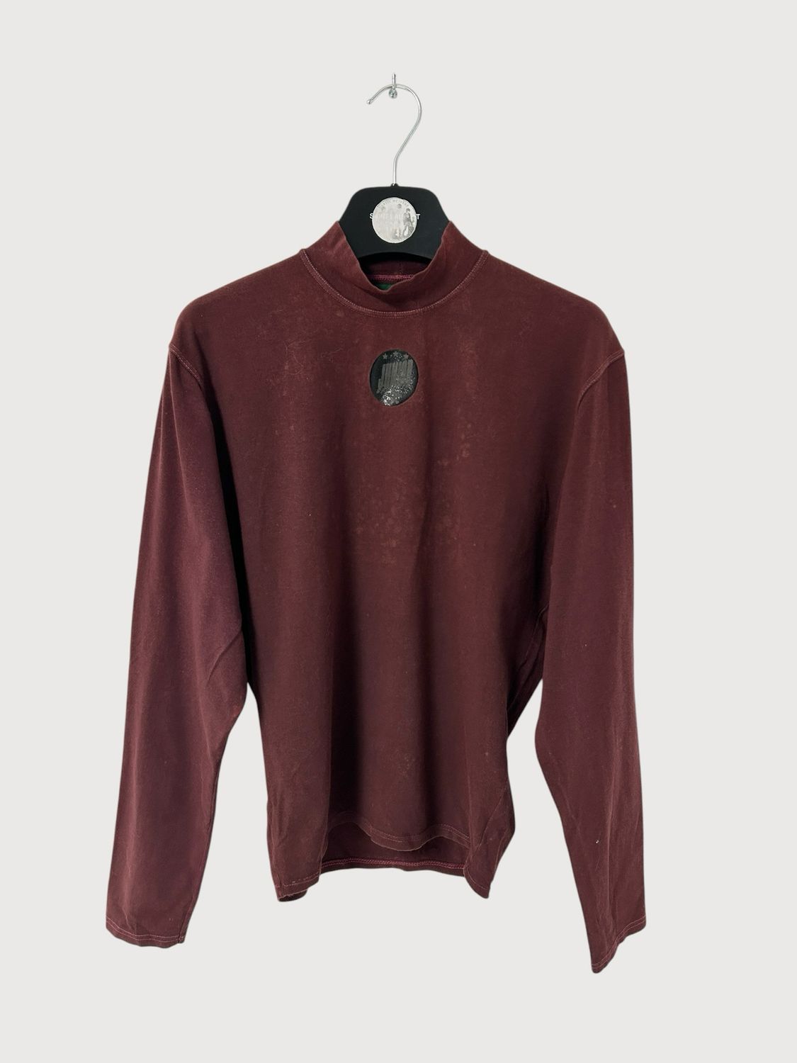 Jean Paul Gaultier  FW04 Skull Mock Neck Long Sleeve