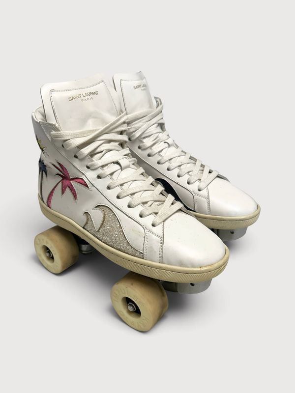 Saint Laurent Paris FW16 Palm Tree Roller Skates