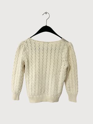 Saint Laurent Paris  SS18 Crochet Knit