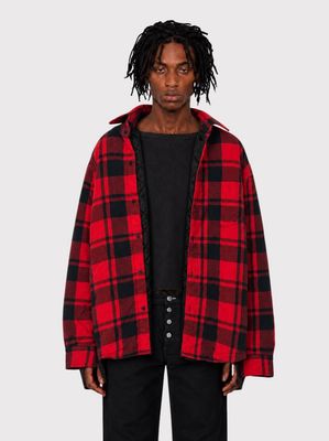 Balenciaga  FW21 Quilted Padded Shirt