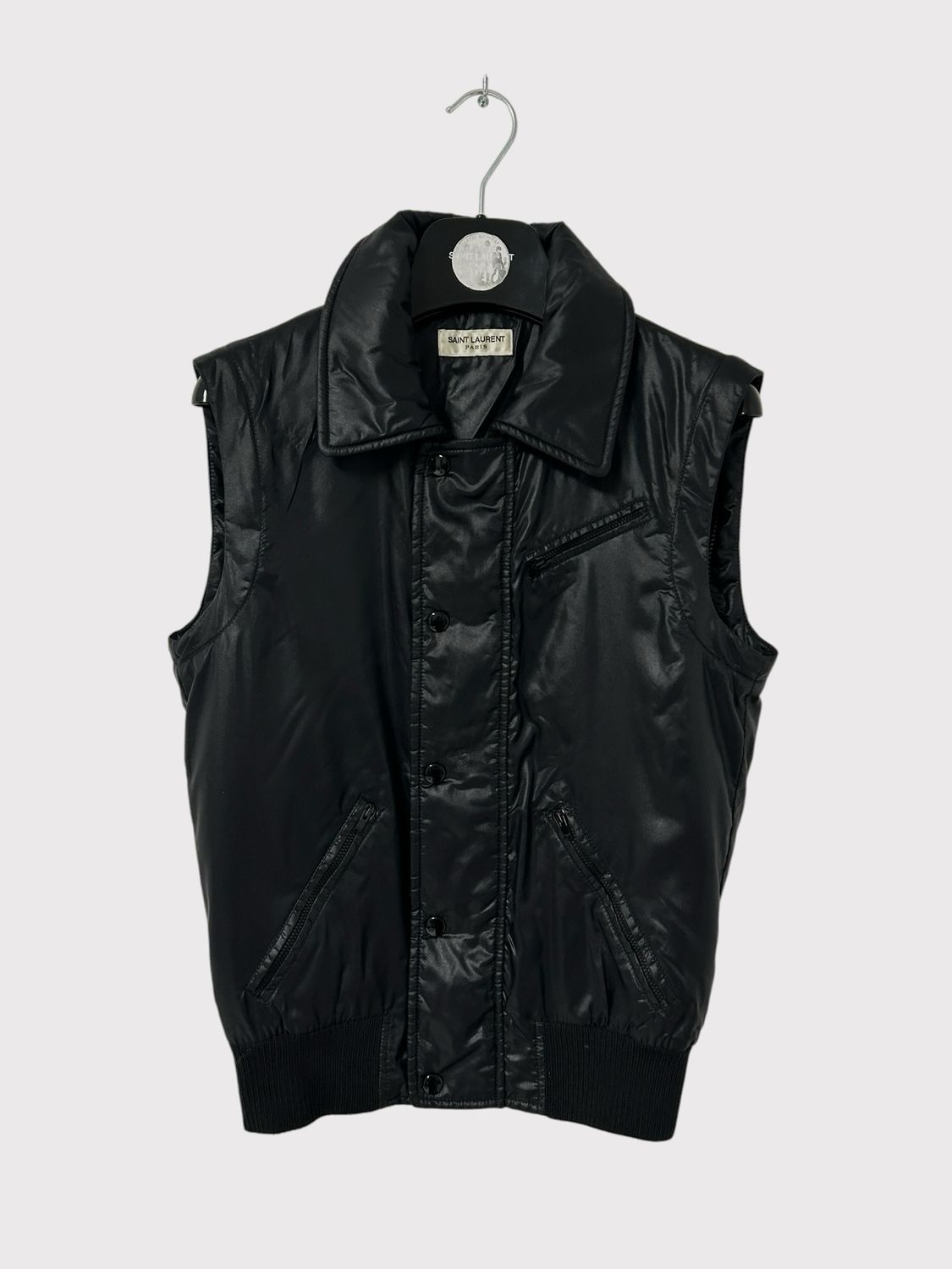 Saint Laurent Paris  FW15 Multi Zip Nylon Vest
