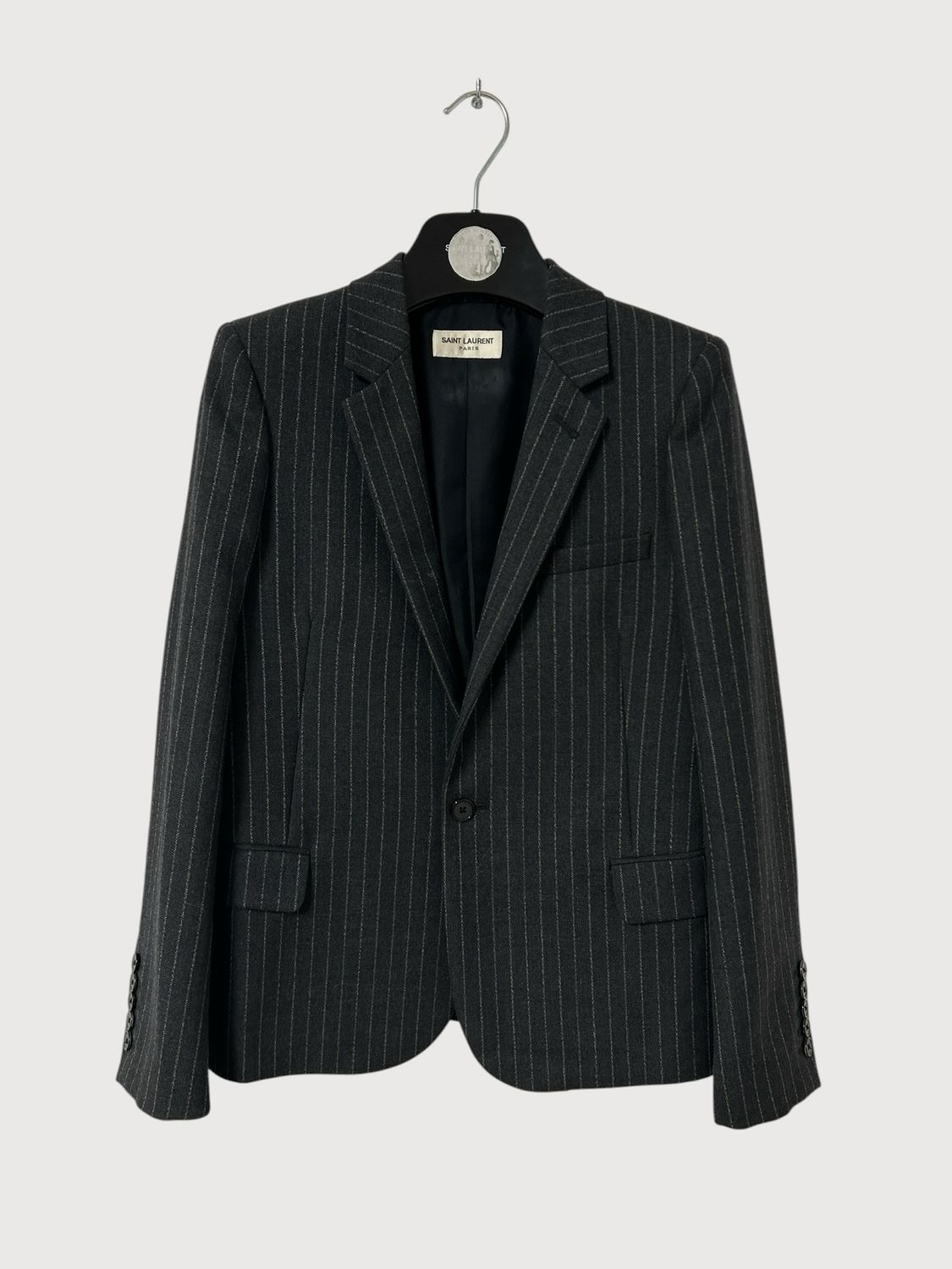 Saint Laurent Paris  FW14 Sample Pinstripe Blazer