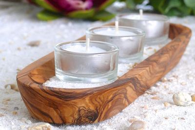 Kerzenhalter inklusive Teelicht und Sand