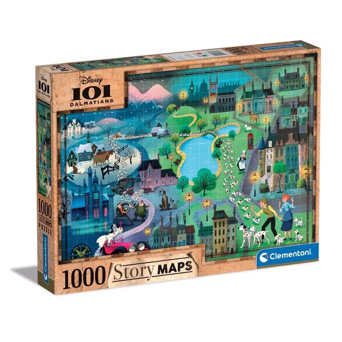 Clemenetoni Puzzle &quot;101 Dalmatiner&quot; 1000 Teile