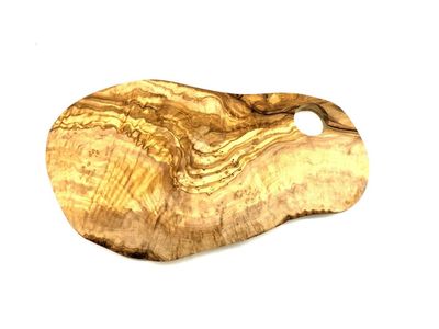 Rustikales Frühstücksbrett aus Olivenholz