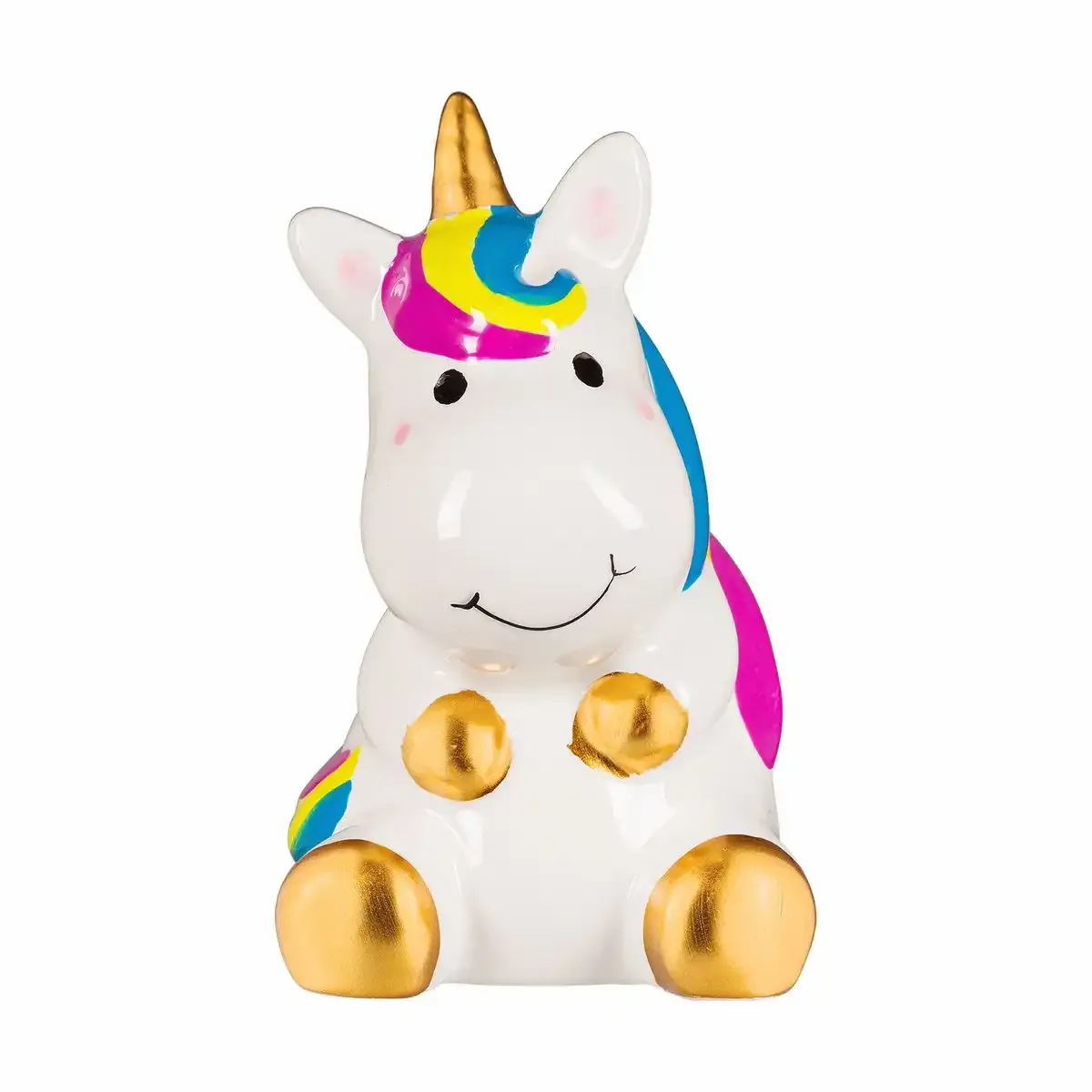 Idena Keramikspardose &quot;Einhorn&quot;