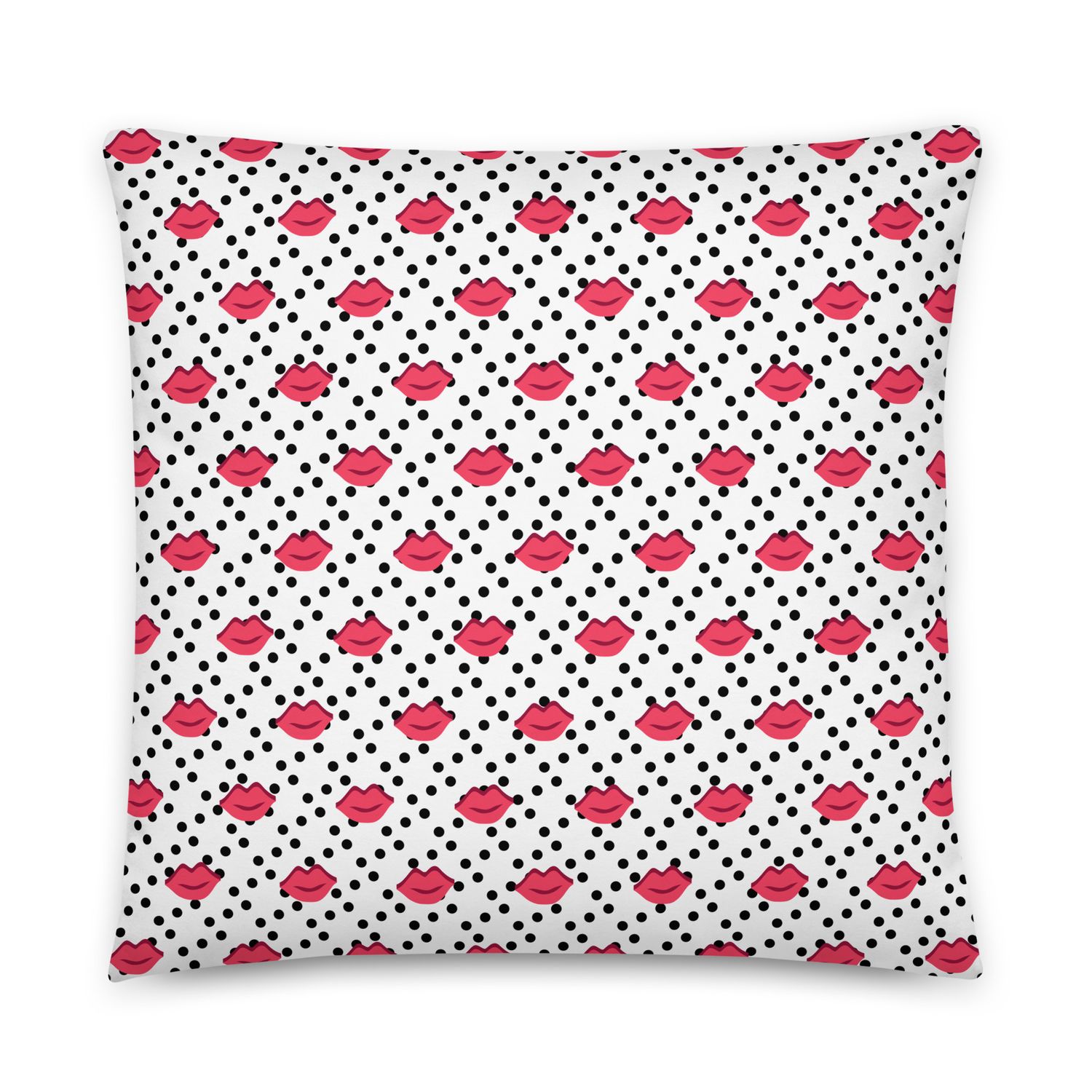 Red Lips Pillow