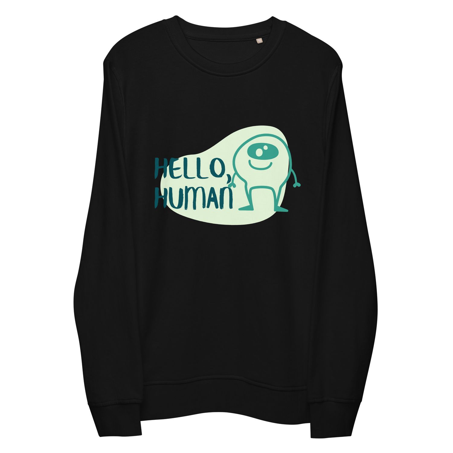 Hello Human Unisex organic sweatshirt