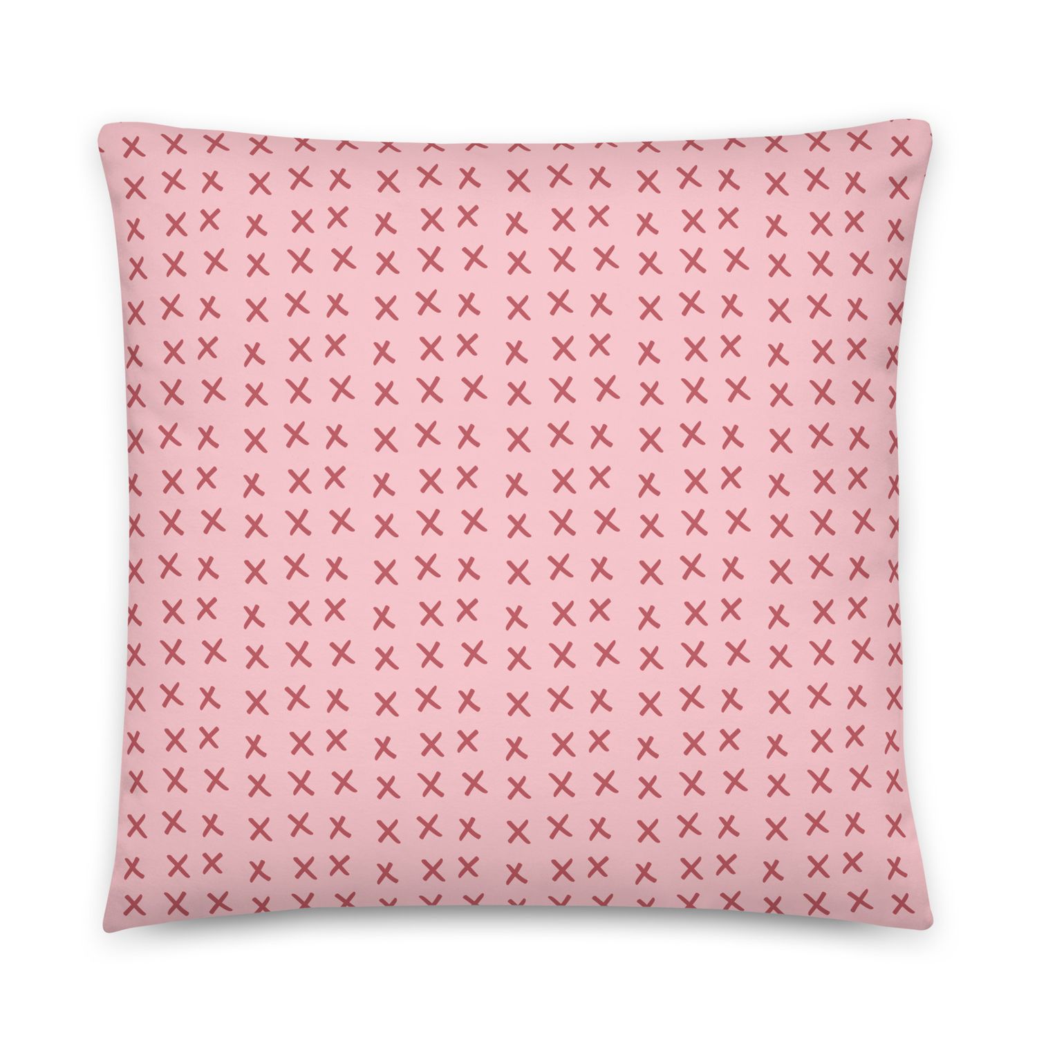 Pink X&#39;s Pillow