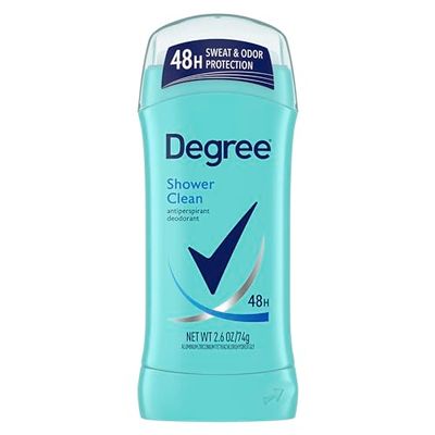 Degree Original Antiperspirant Deodorant Shower Clean 48-Hour Sweat &amp; Odor Protection Antiperspirant for Women 2.6 oz