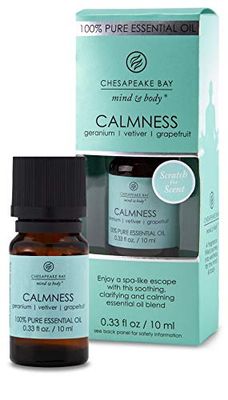 Chesapeake Bay Candle - PT36198 100% Pure Essential Diffuser Oil, 10-Milliliter, Calmness (Geranium Vetiver Grapefruit)