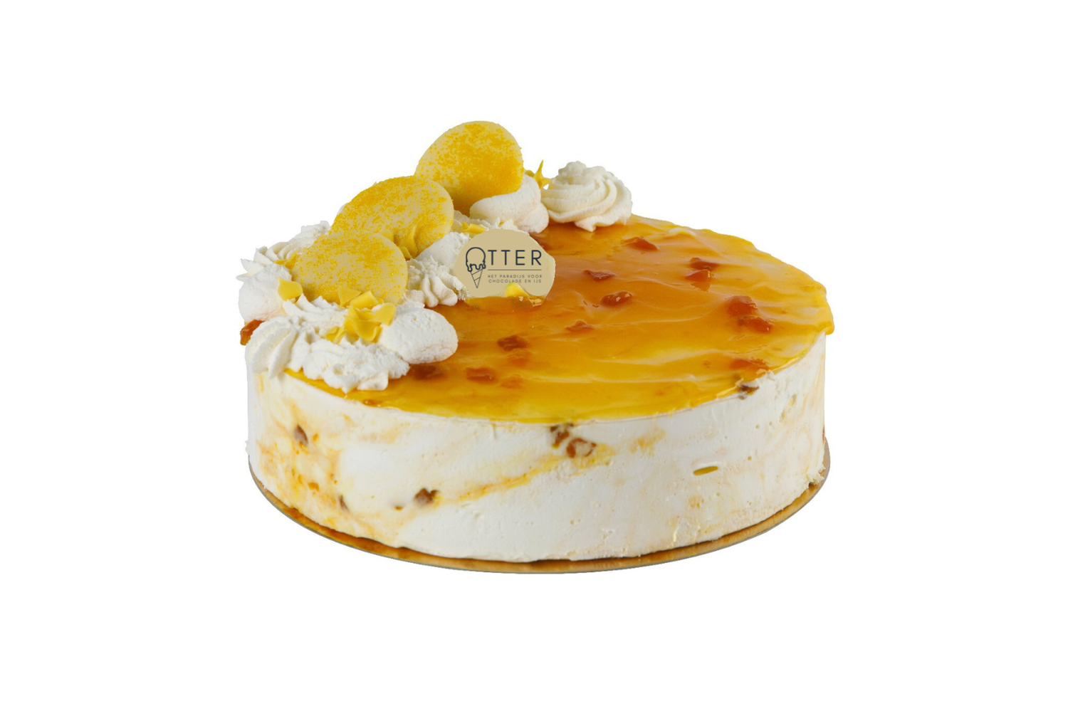 Yoghurt perzik XL (8 à 10 personen)