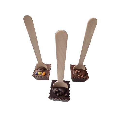 Chocolademelk lolly's