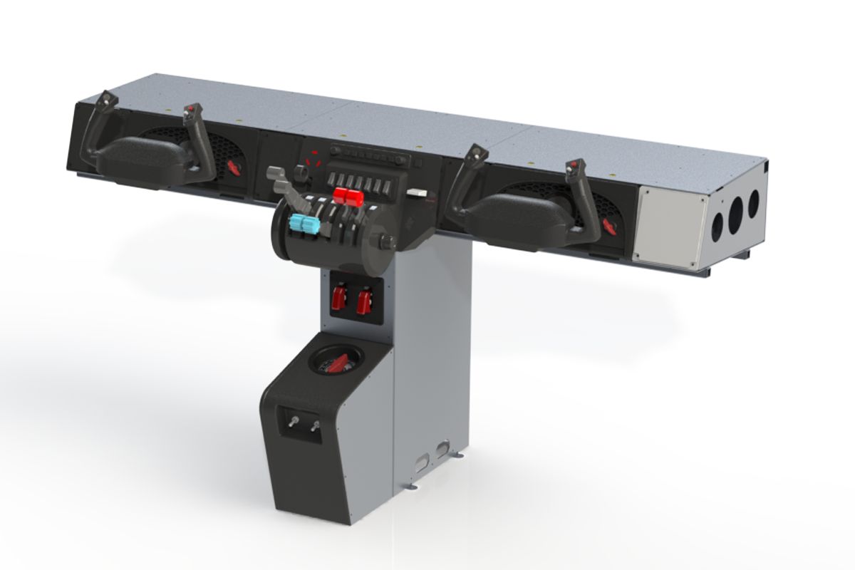 Honeycomb Cockpit Console