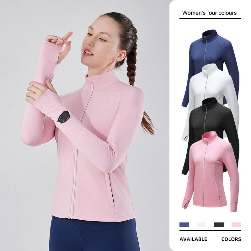 Women&#39;s Full-Zip Long Sleeves Sweatshirt