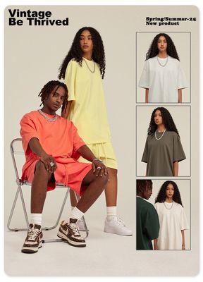 Unisex Oversized Heavy Cotton T Shirts