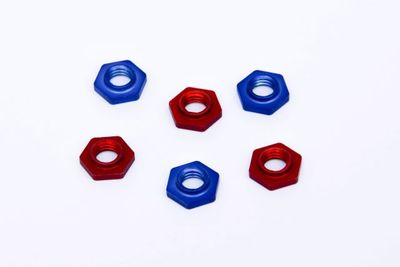 CAHOZA ANODISED GUIDE NUTS 9MM 10 pcs per bag