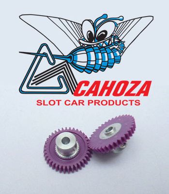 CAHOZA POLYMER GEARS 64 PITCH ANGLED 15Degrees 3/32 axle Size 36T