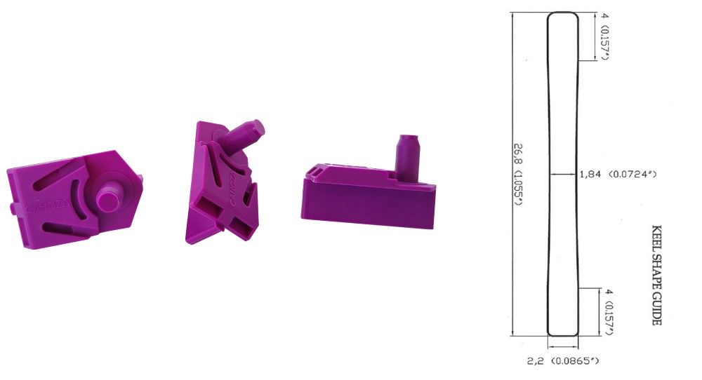 CAHOZA LONG CUT DOWN NYLON GUIDE