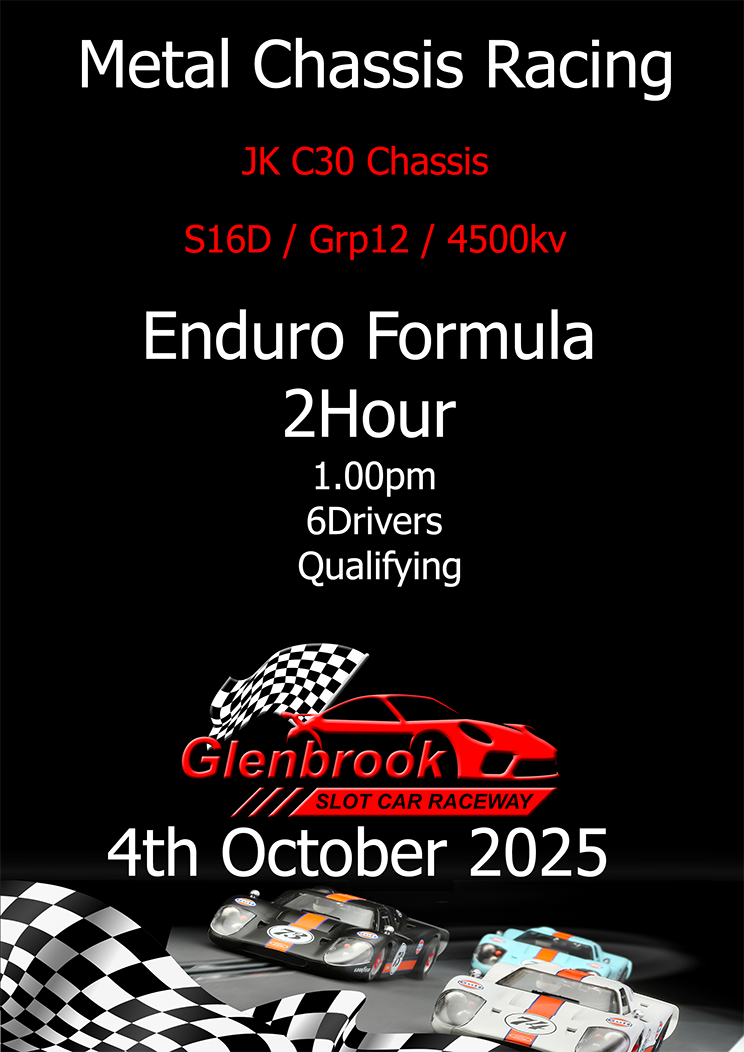 Competition Metal Chassis ENDURO Formula 1 - 4th October