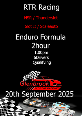Competition RTR ENDURO Formula 1 - 20th September