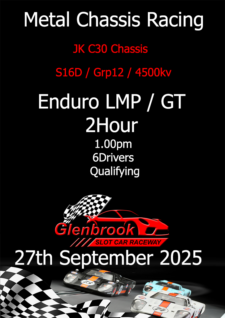 Competition Metal Chassis ENDURO LMP / GT - 27th September