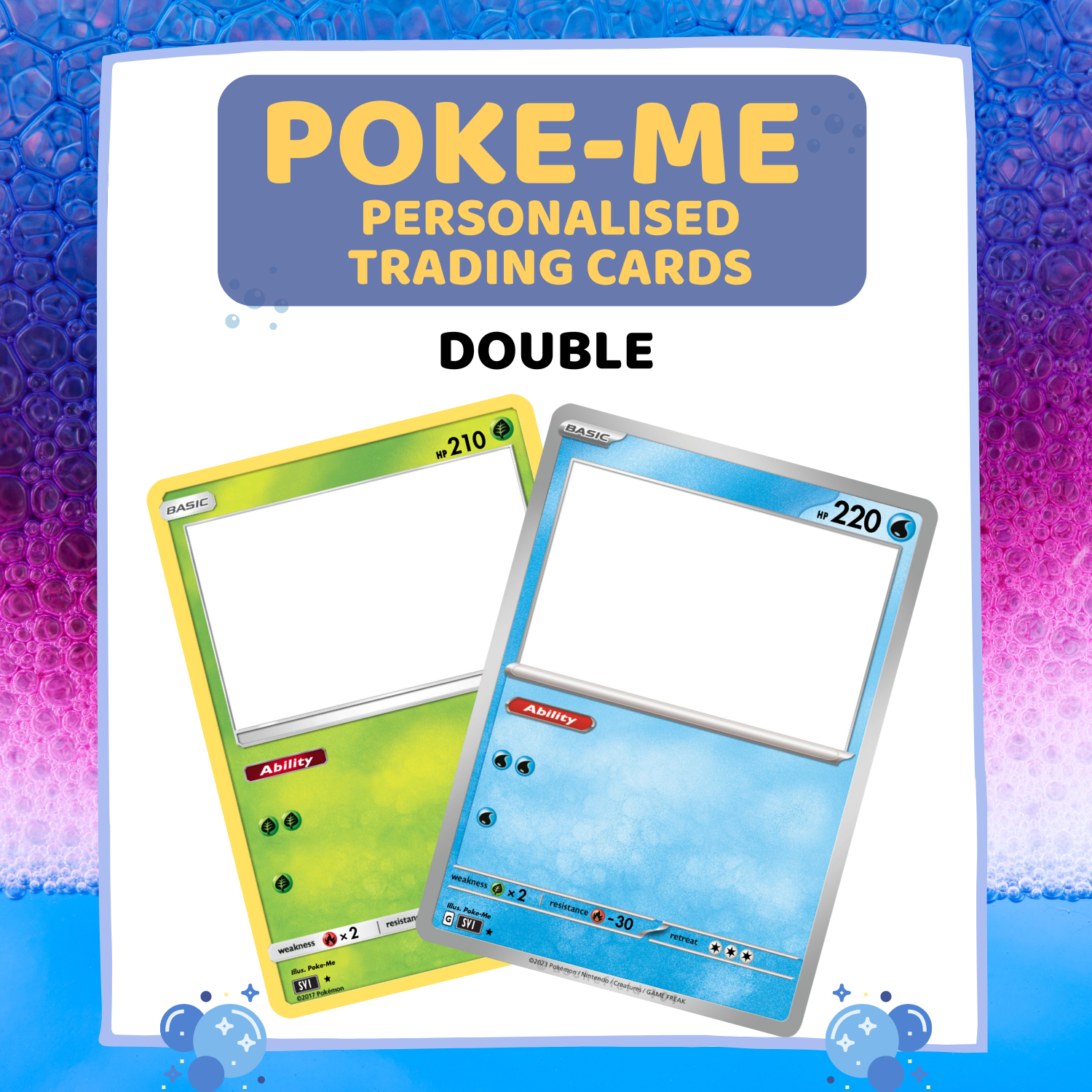 Double Poke-Me Cards