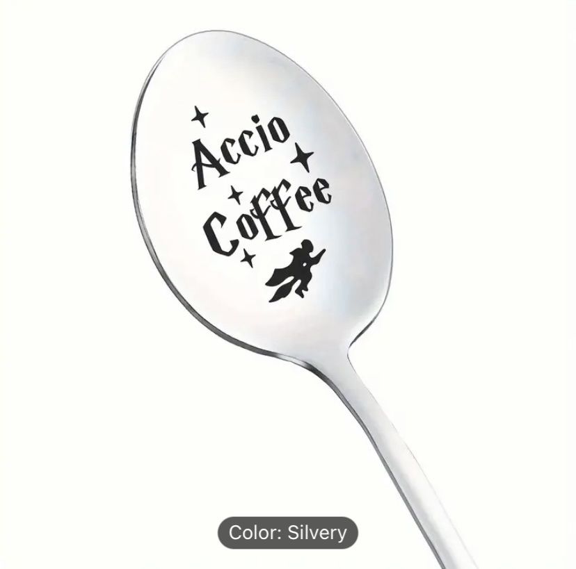 Spoon - Harry Potter Inspired, Type: Accio Coffee