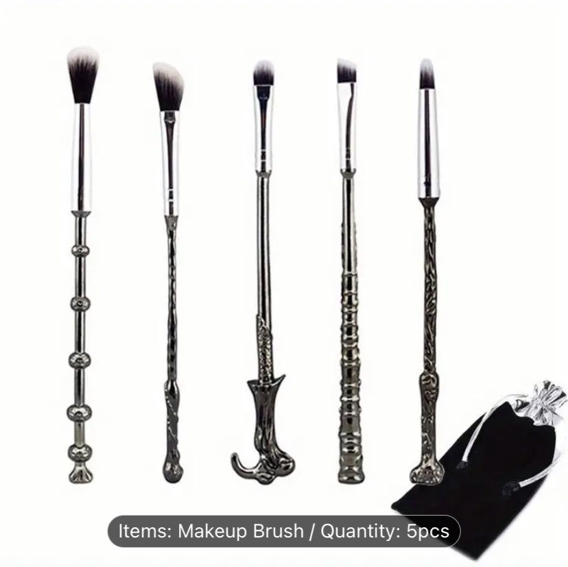 Make Up Brush Set - Wands, Colour: Dark Chrome