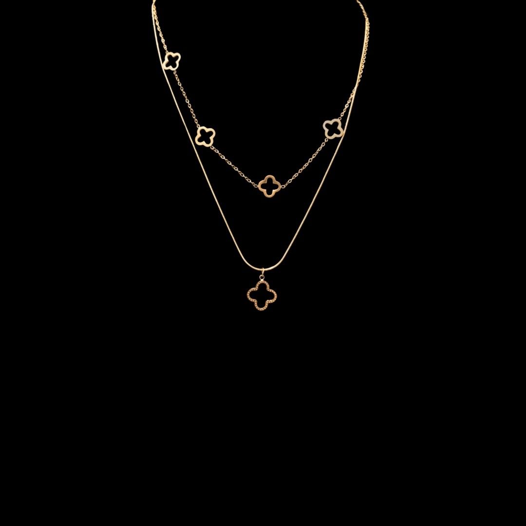 Black &amp; White Reversible Necklace