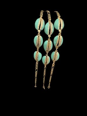 Shell Vibes Only Bracelet (teal)