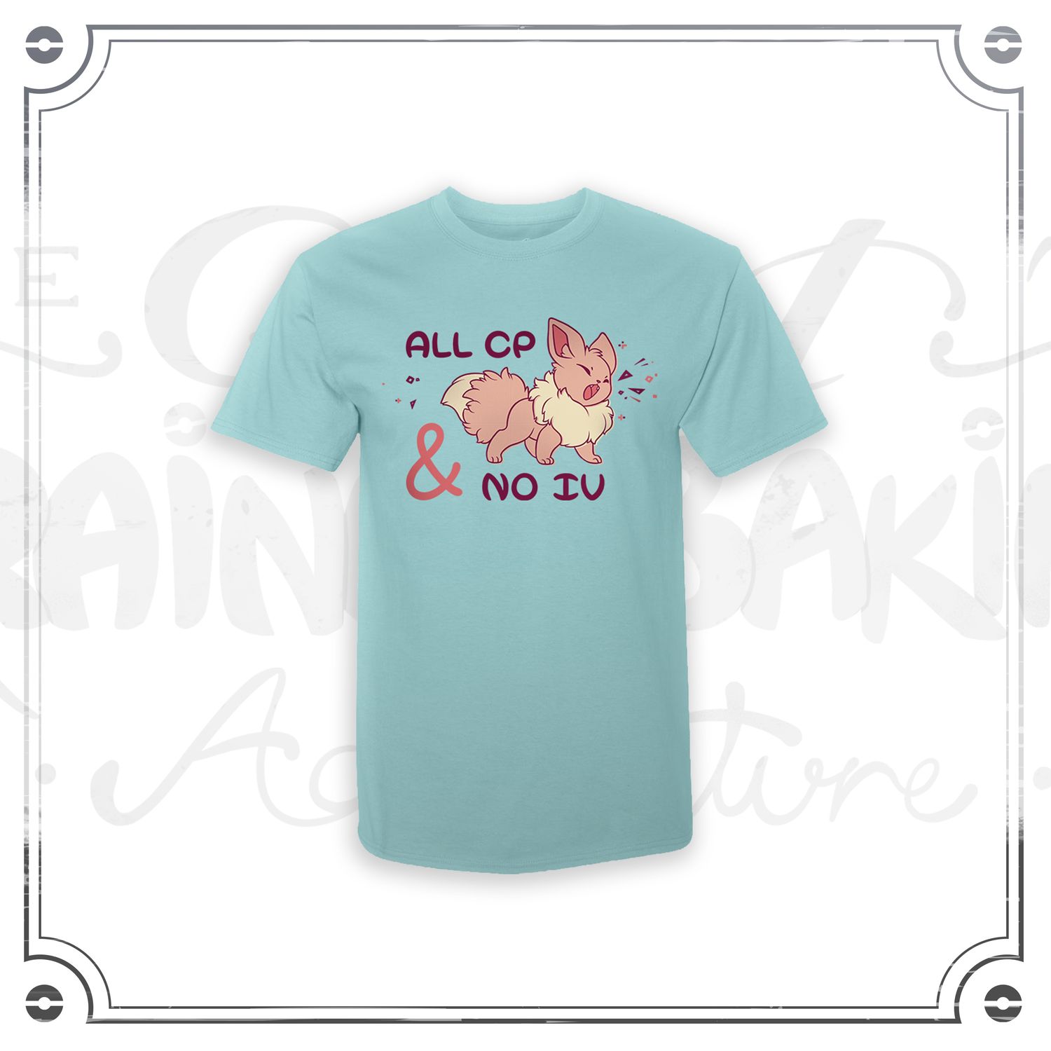 All CP &amp; No IV | Crew-Neck Teal T-Shirt