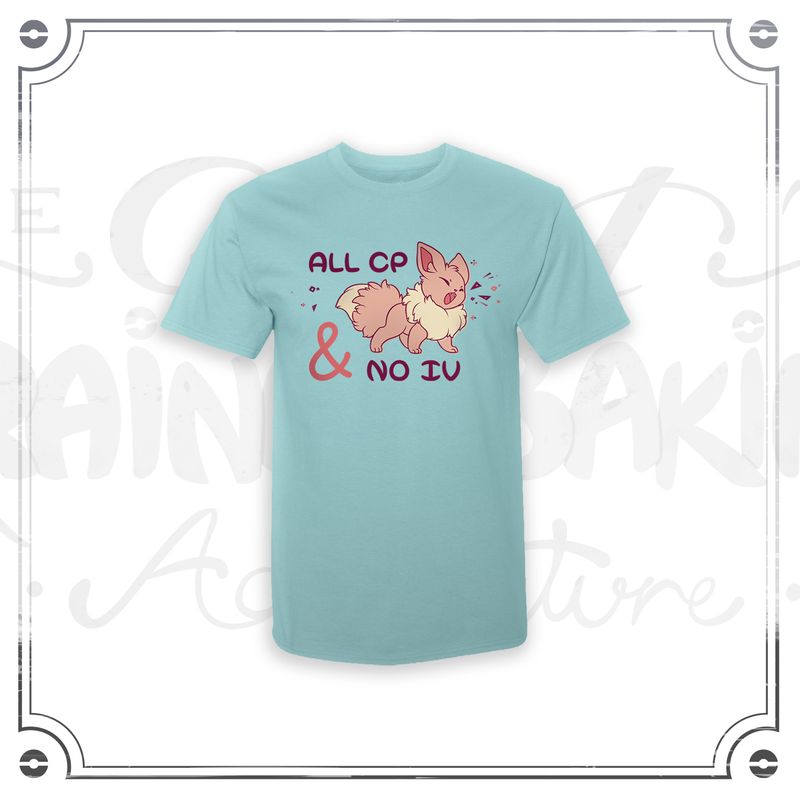 All CP &amp; No IV | Crew-Neck Teal T-Shirt