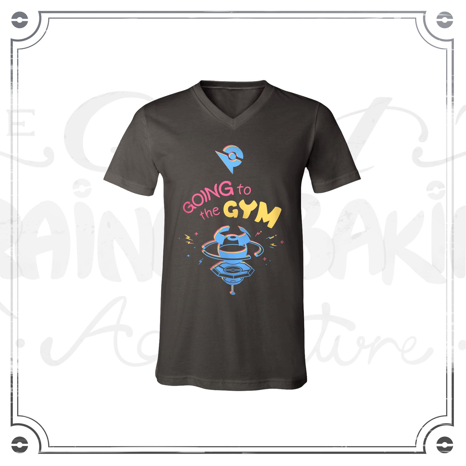 Going to the Gym | Crew-Neck Gray T-Shirt