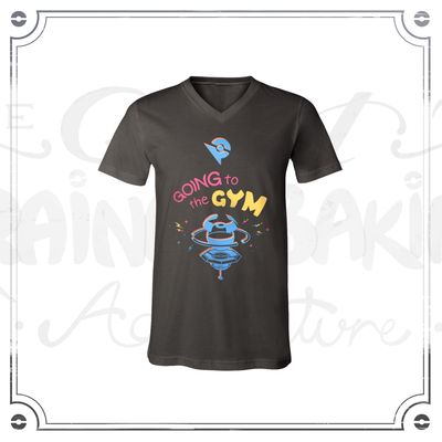 Going to the Gym | Crew-Neck Gray T-Shirt