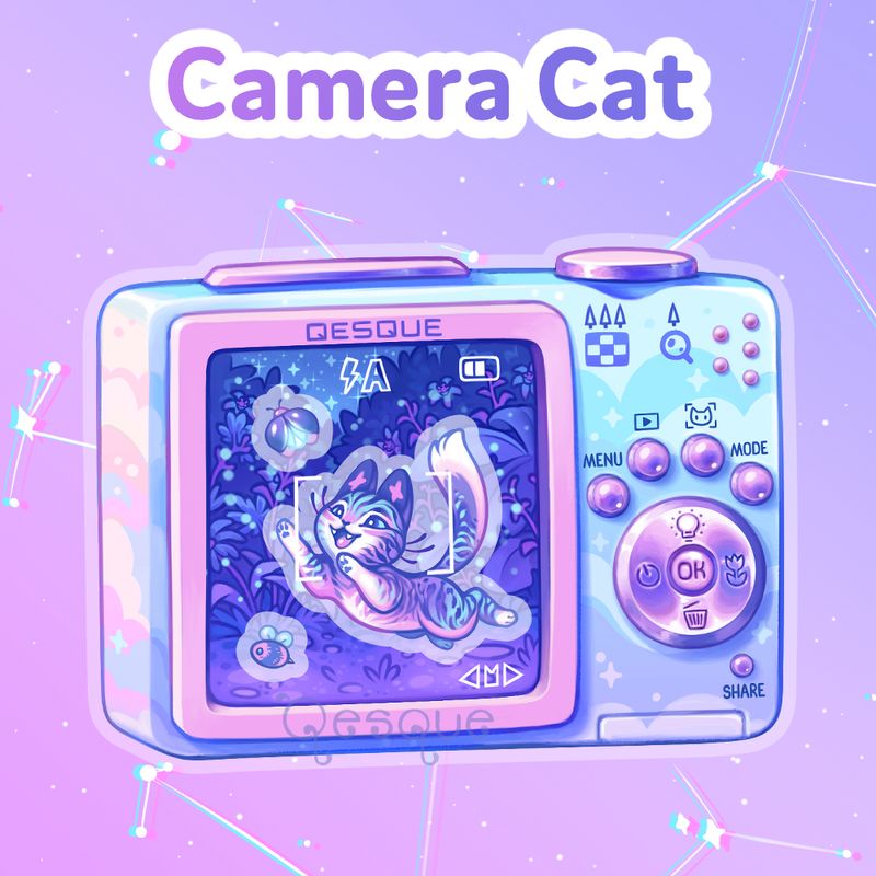 Astral Camera Cat Charm