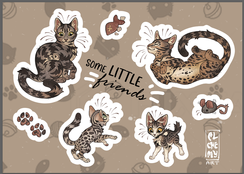 Cats Sticker Sheet