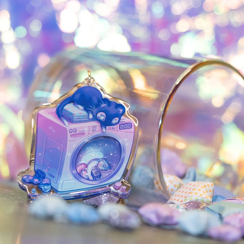 Astral Cleaning Cat Charm