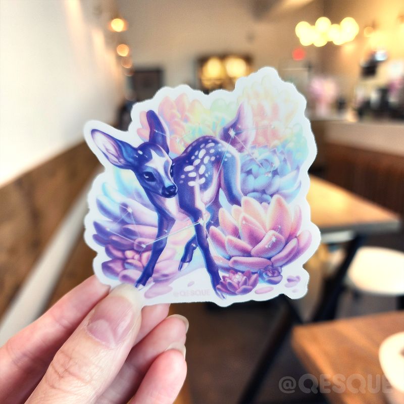 Astral Fawn Sticker