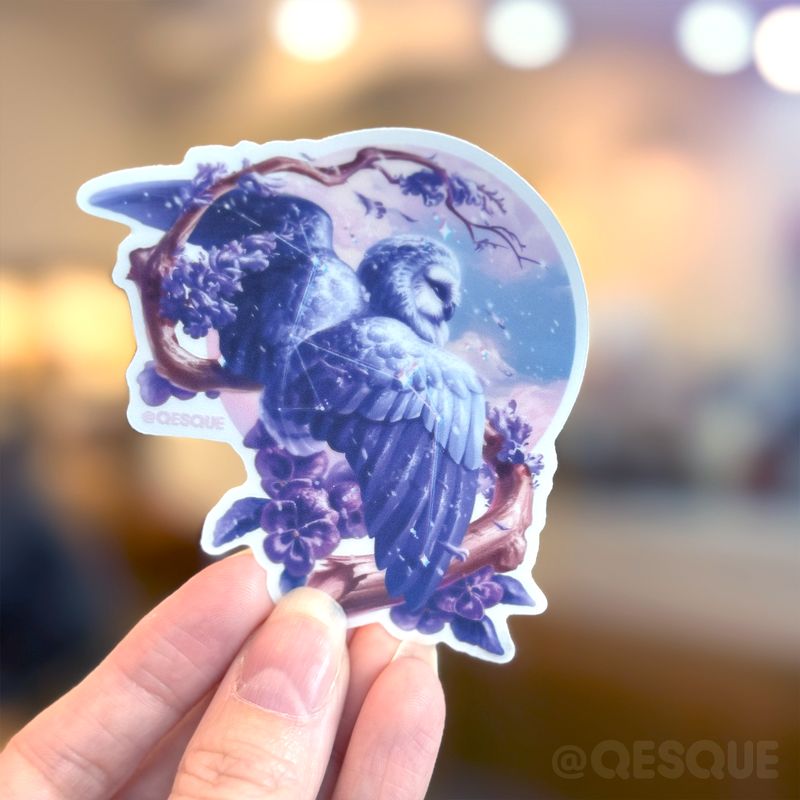 Astral Owl Sticker