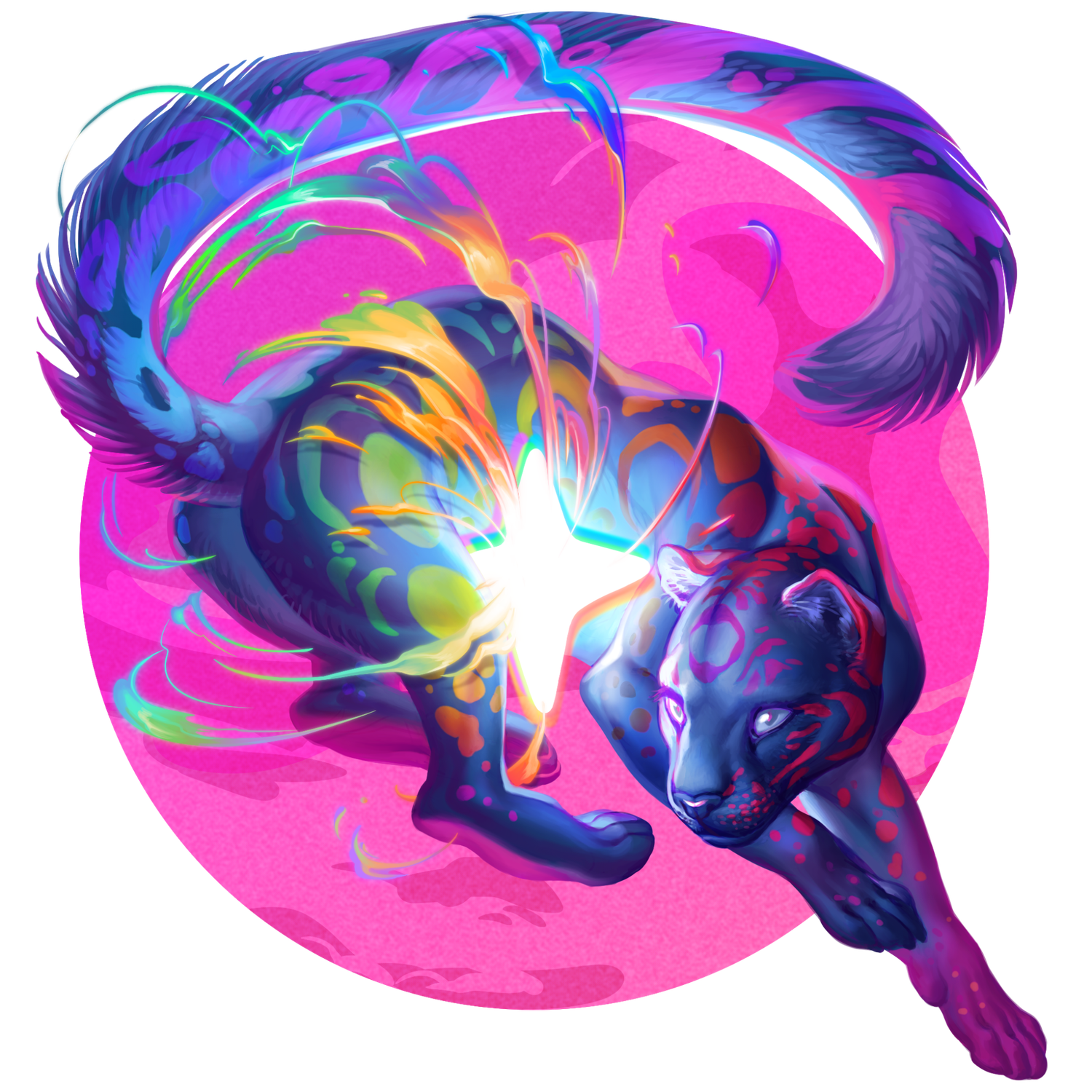 Astral Jaguar Sticker
