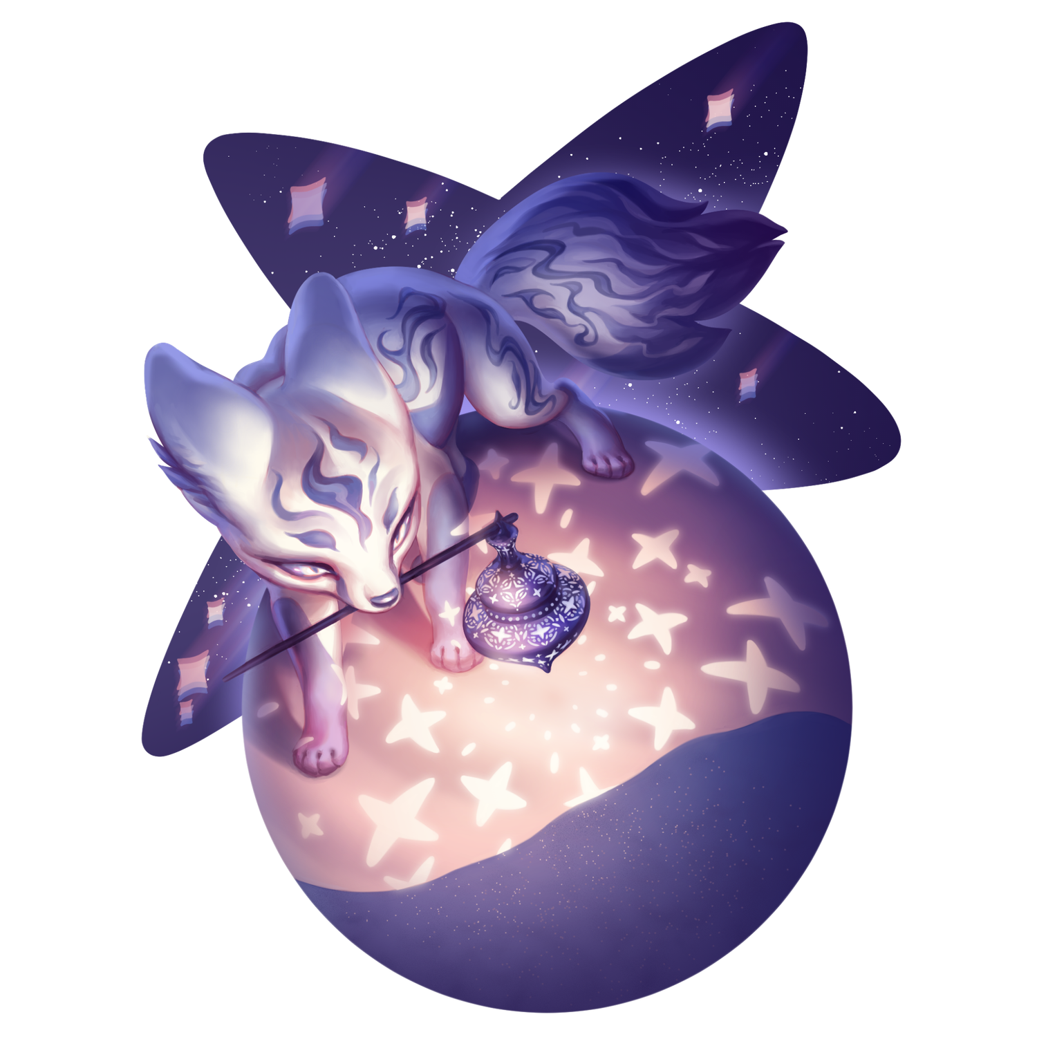 Astral Fennec Sticker